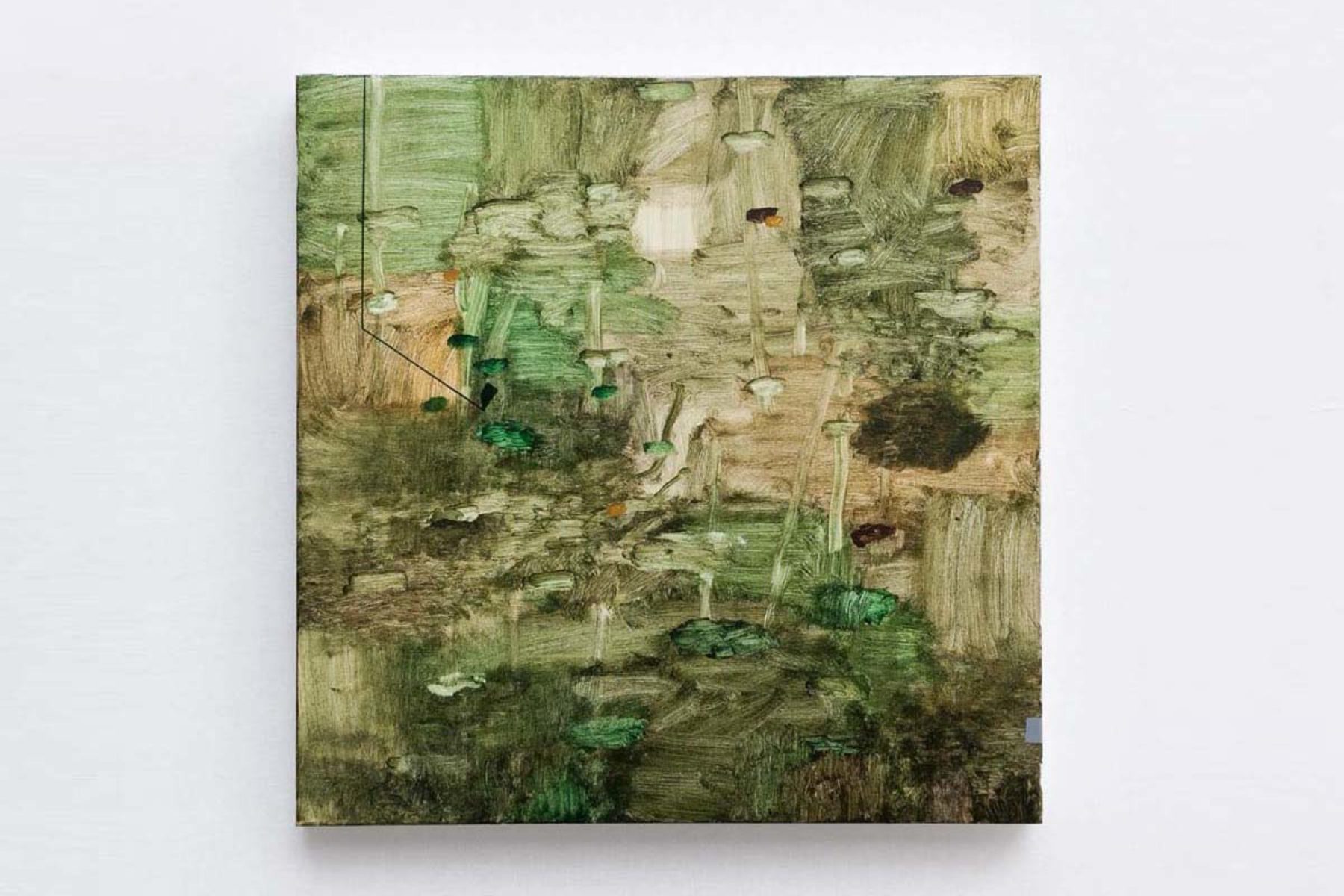 Mirko Baricchi, Selva #6, 2018, oil on canvas, 50 x 50 cm