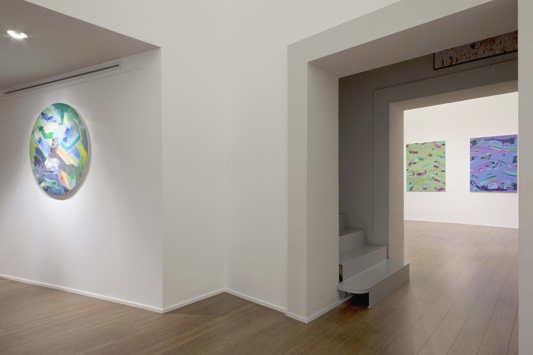 Isabella Nazzarri, Clinamen, 2017, installation view, ABC-Arte, Genoa