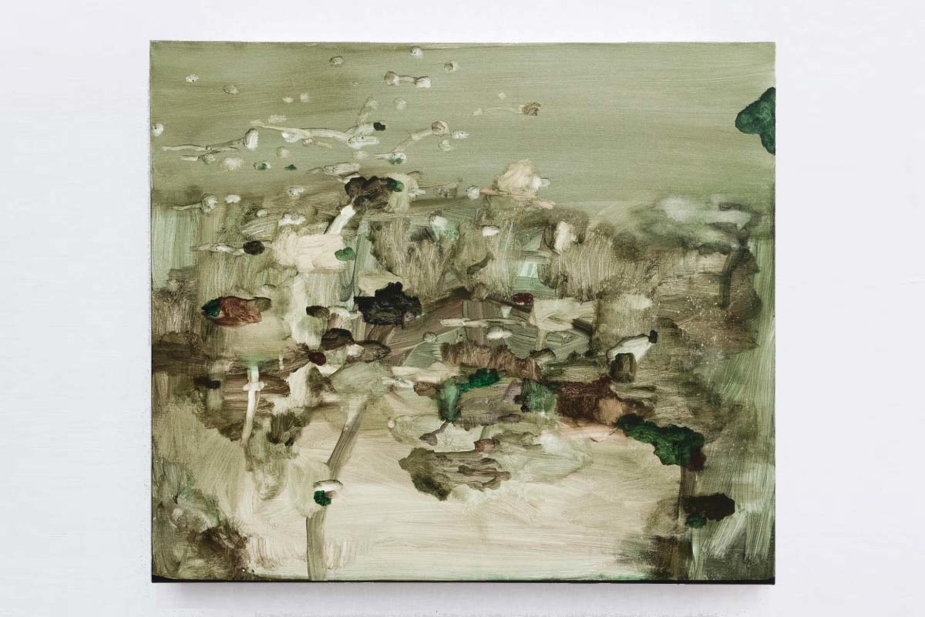 Mirko Baricchi, Selva #7, 2018, oil on canvas, 70 x 80 cm