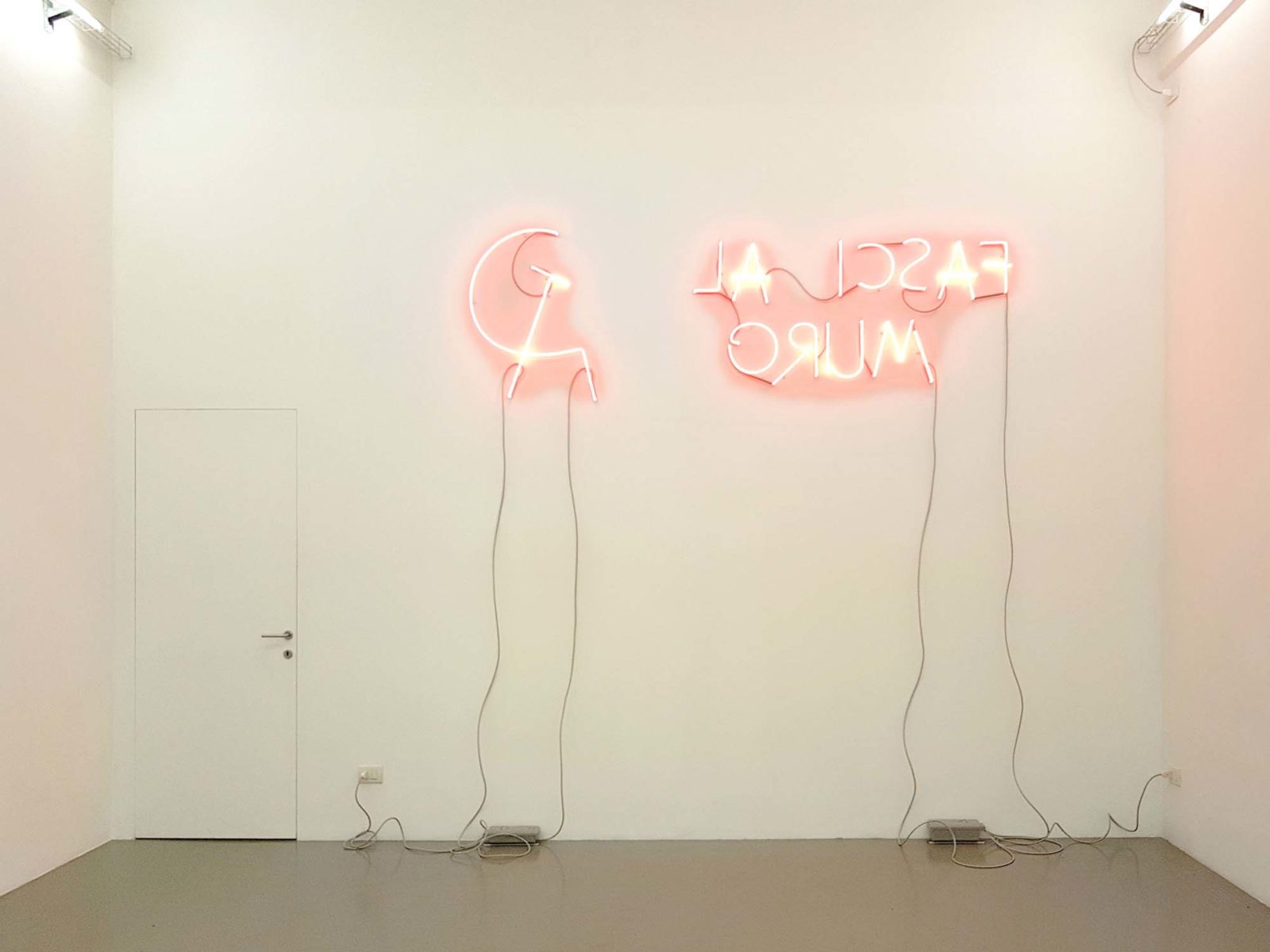 Nemanja Cvijanović, Dico sempre ciò che penso, 2019, installation view, Turin