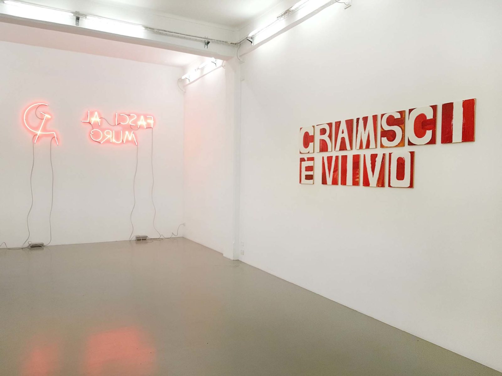 Nemanja Cvijanović, Dico sempre ciò che penso, 2019, installation view, Turin