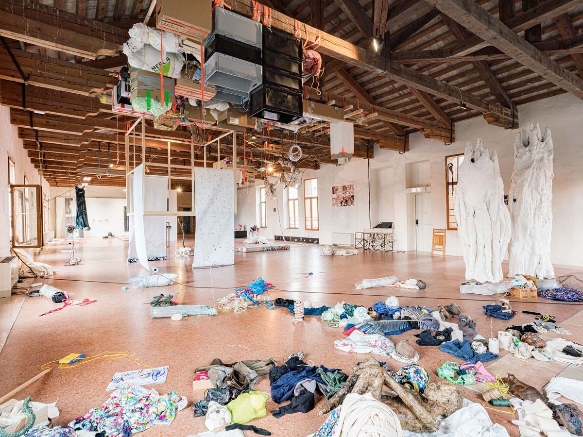 Under the boat, 2022, installation view, Fondazione Bevilacqua La Masa, Venice, ph. Nico Covre