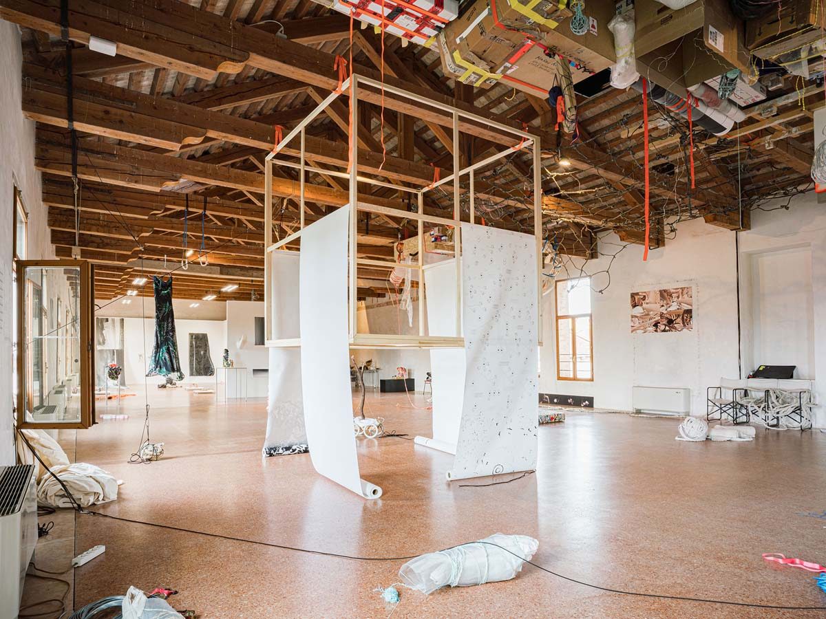 Under the boat, 2022, installation view, Fondazione Bevilacqua La Masa, Venice, ph. Nico Covre