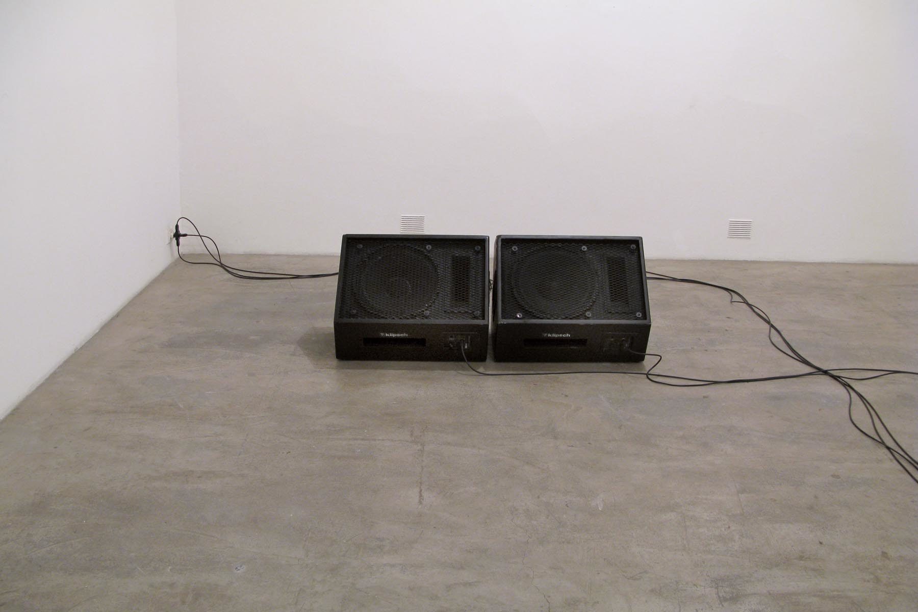 A. Tadiello, 20 kHz, 2008, exhibition view, Studio Tommaseo, Trieste