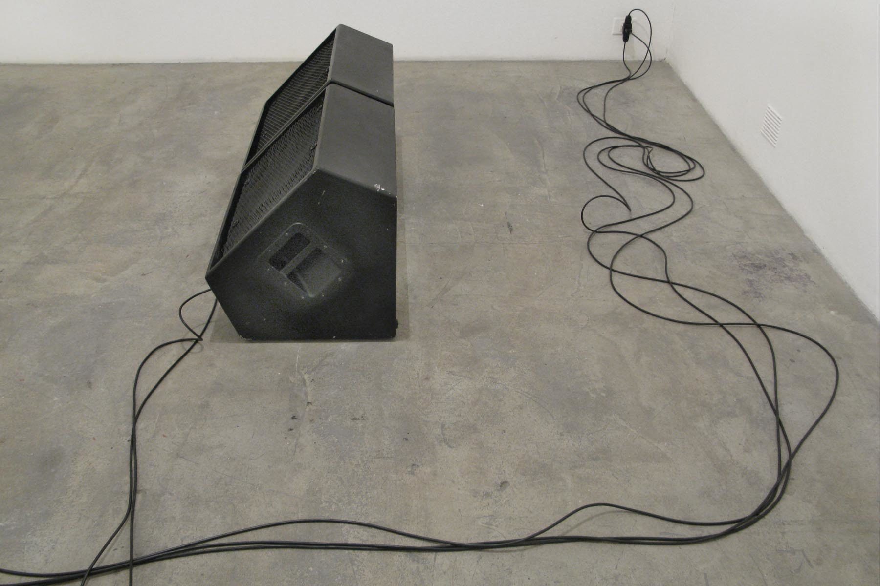 A. Tadiello, 20 kHz, 2008, exhibition view, Studio Tommaseo, Trieste