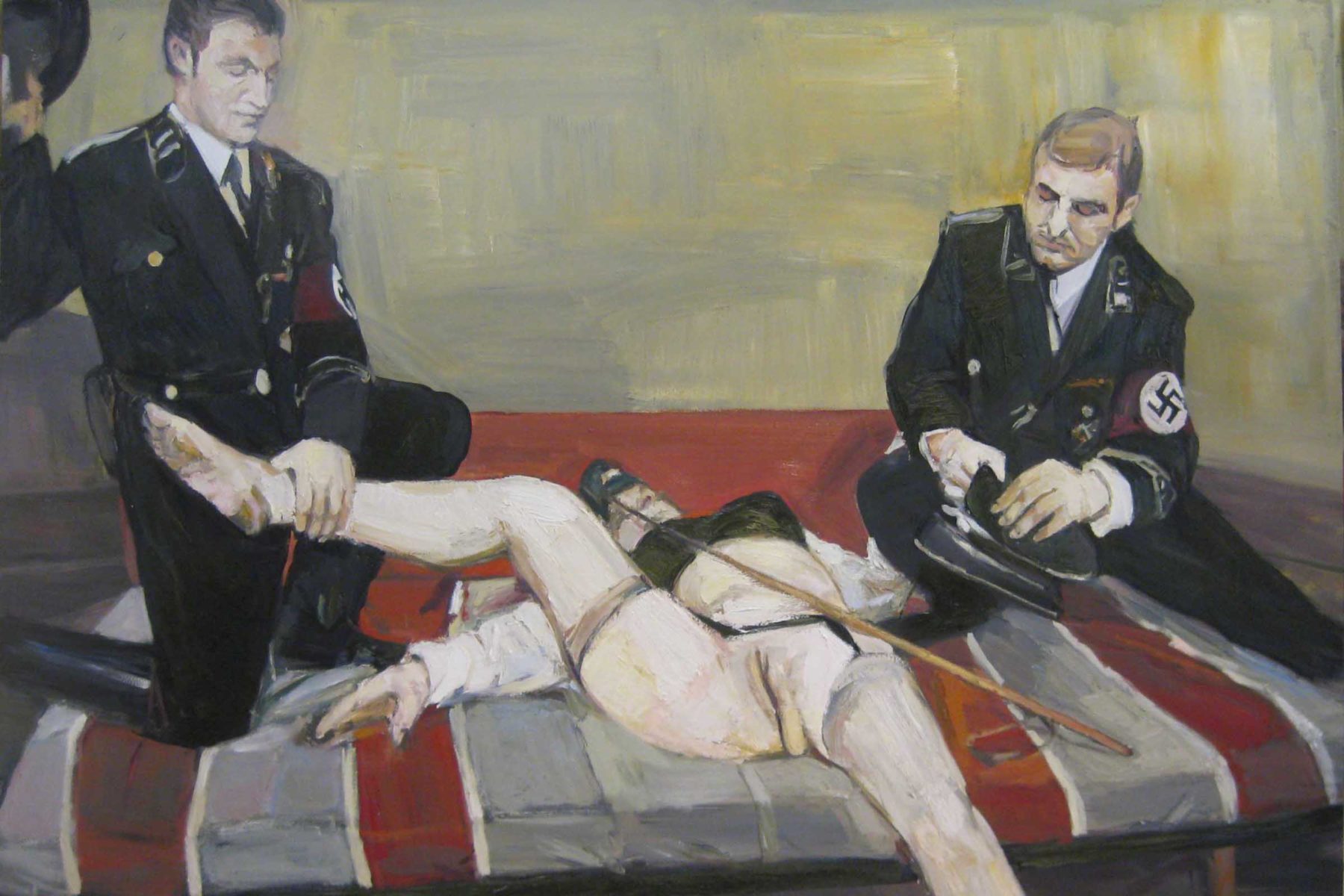 Aleksander Veliscek, Brownie Queen, 2011, oil on canvas, 200 x 160 cm