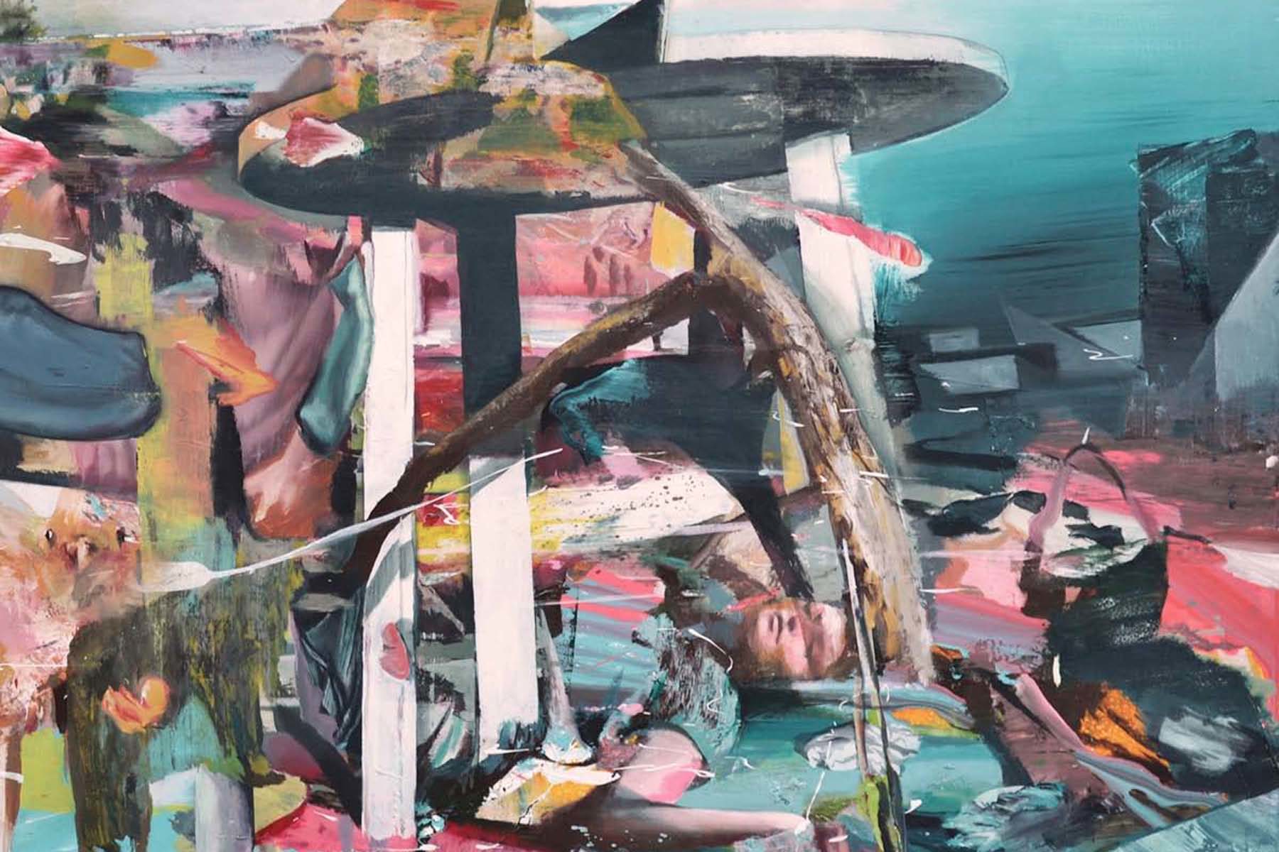 Giuseppe Gonella, Untitled, 2011, acrylic on canvas, 150 x 150 cm