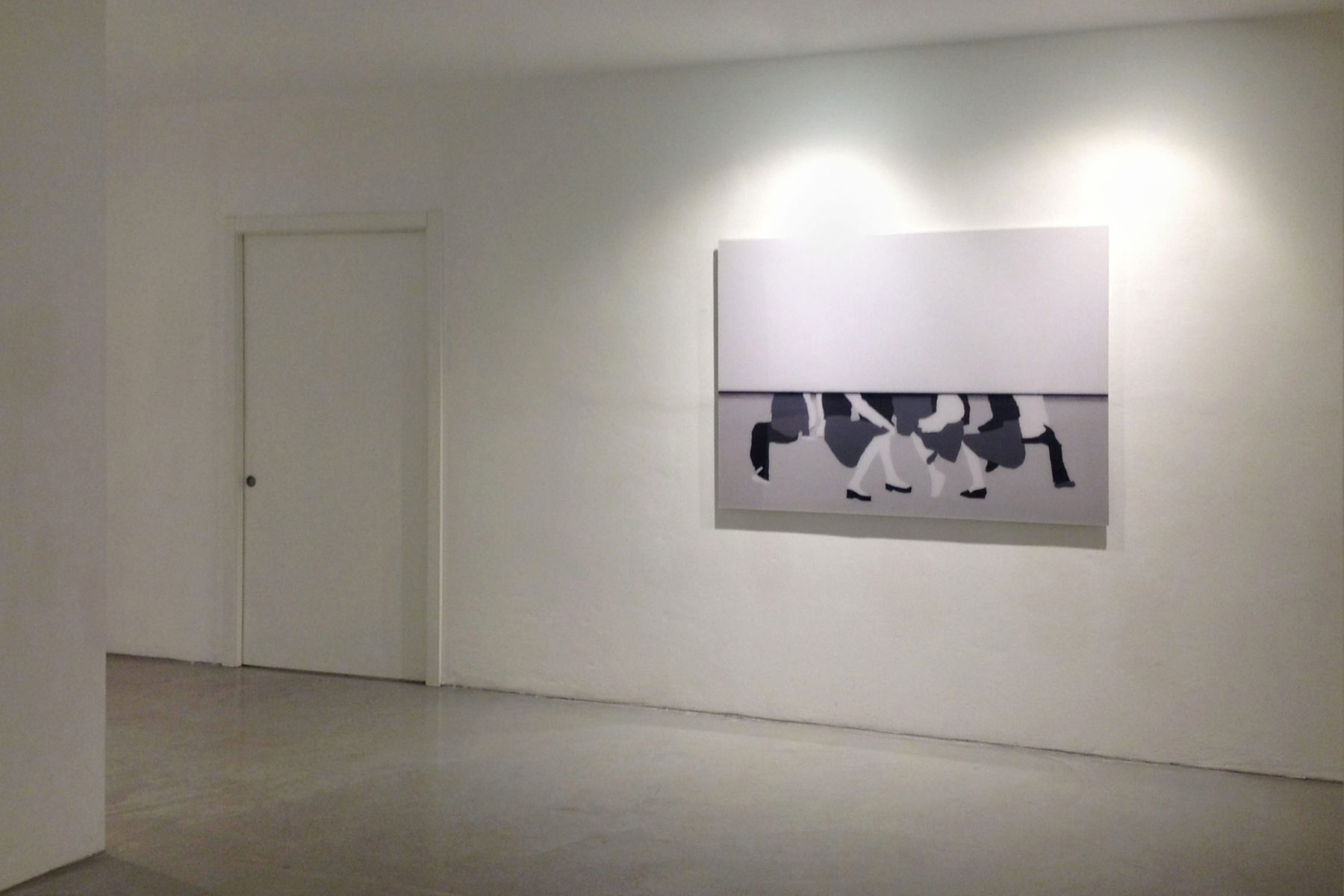 I. Eškinja, Infinity paper, 2013, show view at Deanesi Gallery, 01