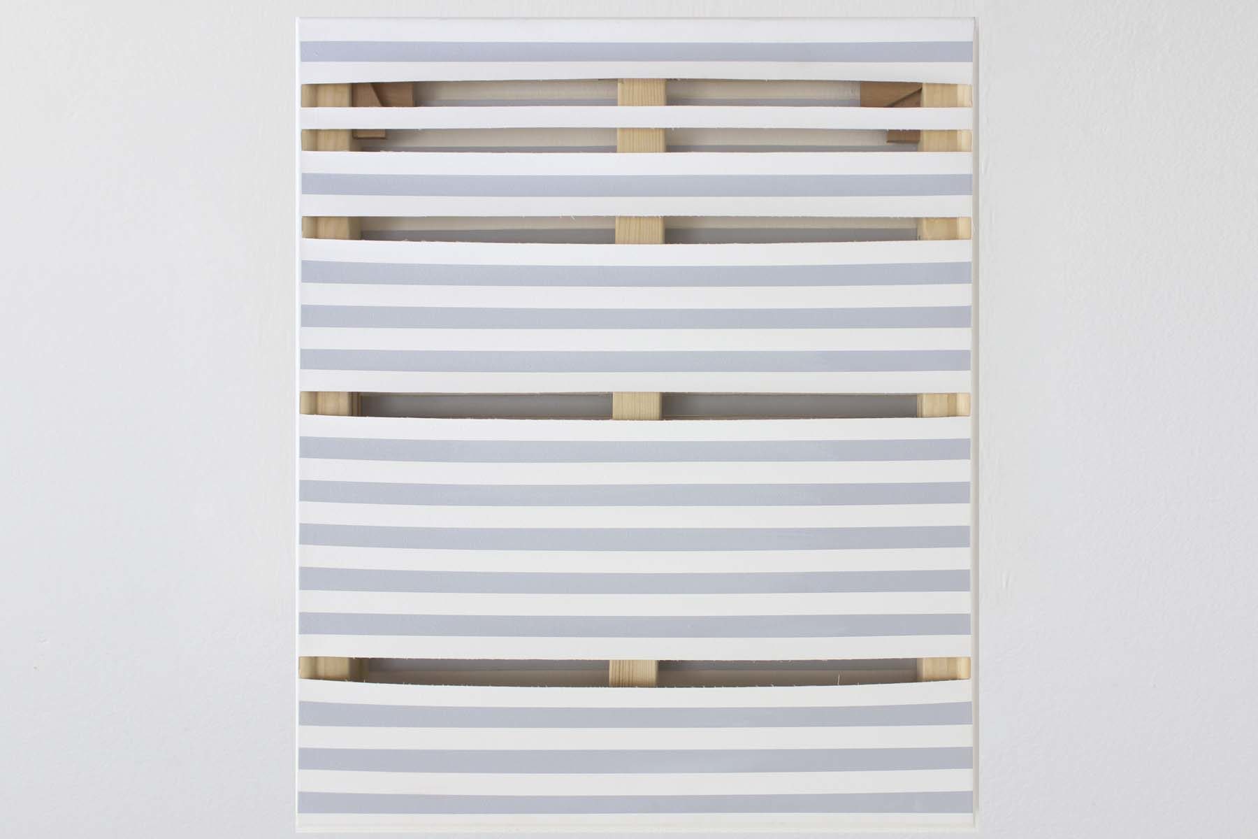 Johanna Binder, JKL Raum, 2014, acrylic on canvas, 70 x 60 x 4.5 cm