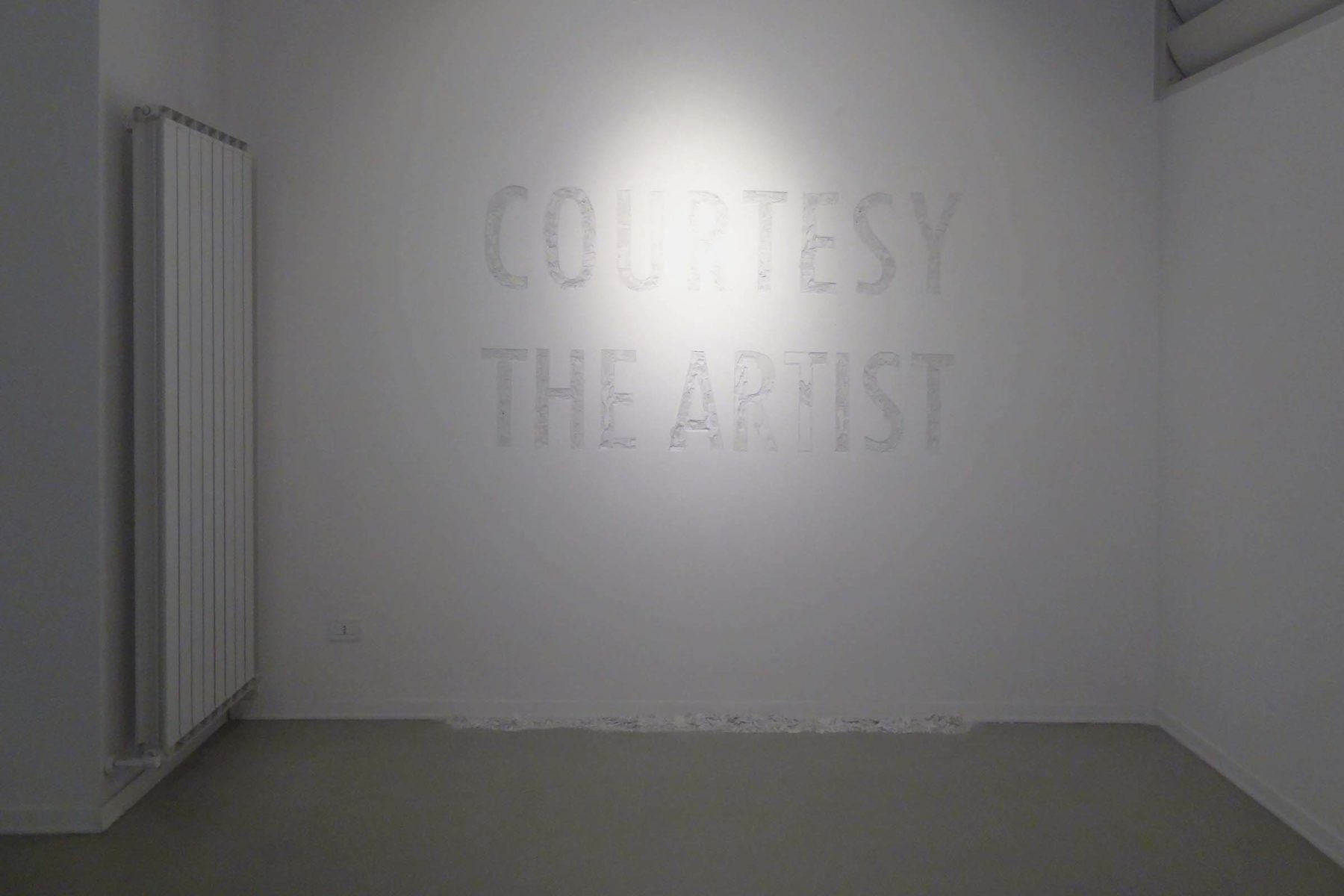 Matteo Attruia, Courtesy the Artist, installation on wall, enviromental dimensions, view at LipanjePuntin ArteContemporanea