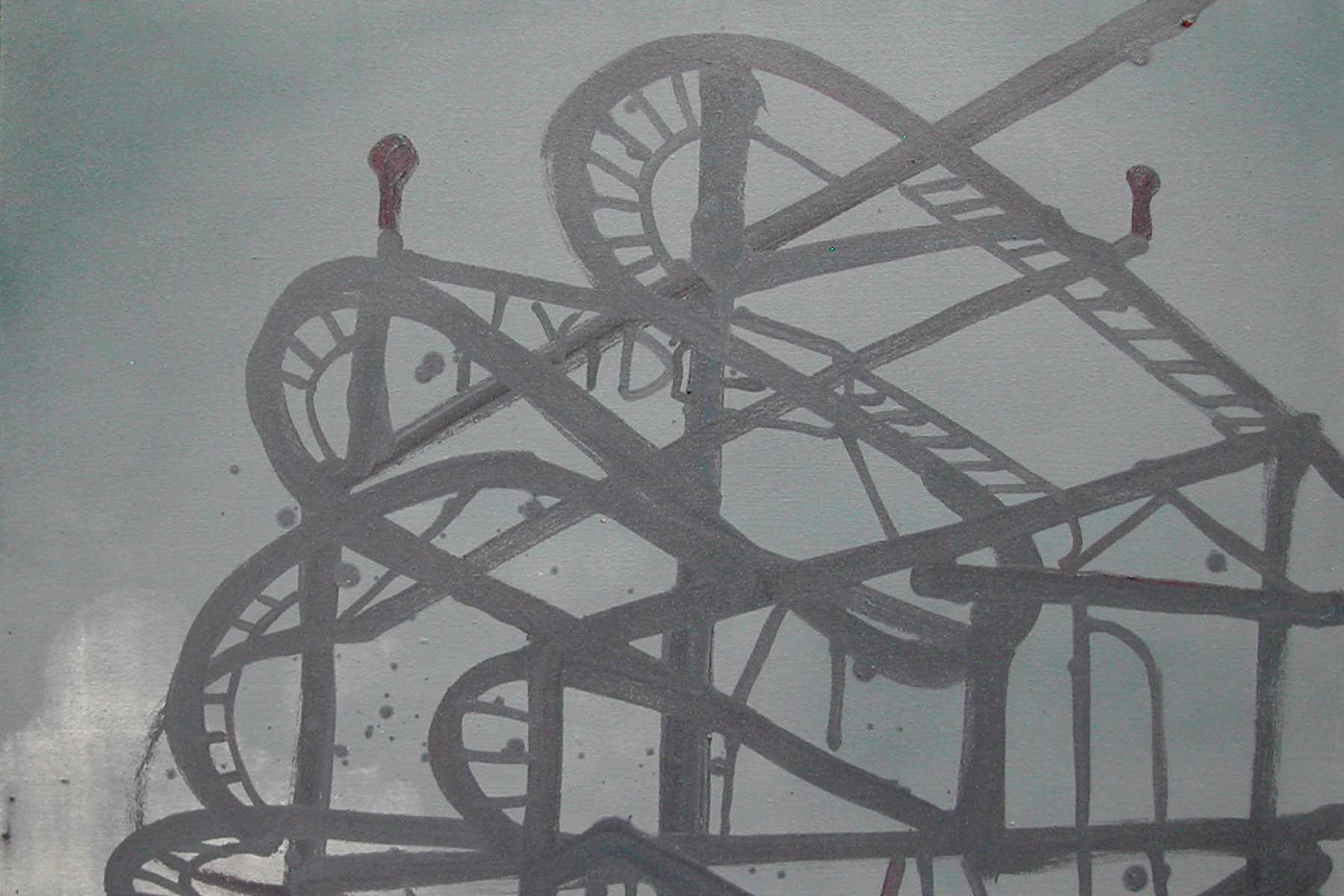 Nebojša Despotović, Il ritorno di Marx, 2010, oil on canvas, 50 x 60  cm