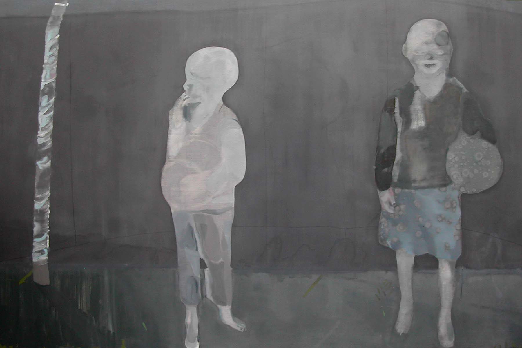 Nebojša Despotović, Illuminating Child, 2009, oil on canvas, 240 x 150 cm