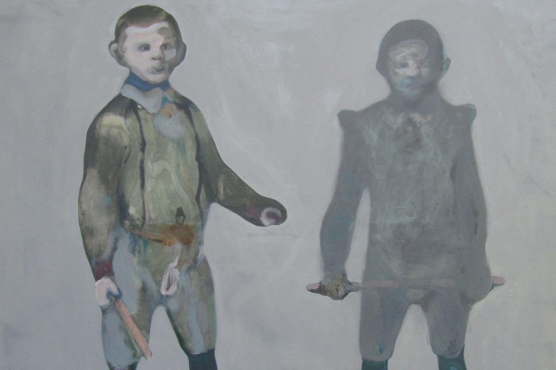 Nebojša Despotović, Timesteps, 2010, oil on canvas, 140 x 180 cm